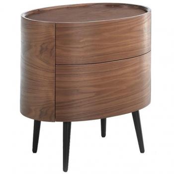 Table de chambre Angel Cerda Bois Noire