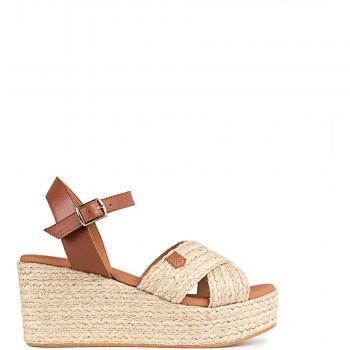 Sandalias de Cuña Salem por Popa con Correa de Tobillo Ajustable