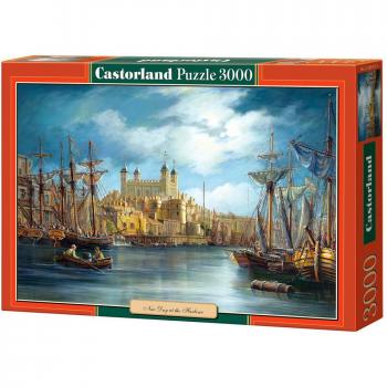 C‑300167‑2 von Castorland: New Day at the Harbour – 3000‑teiliges klassisches Puzzle