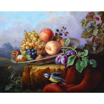 Mosaïque Diamantée Forêt Fruiteuse – Cadre Décoratif 20x30 cm
