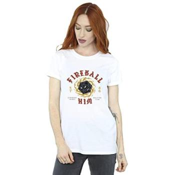 Stranger Things Vriendje T‑shirt – 86 Katoen, Netflixed Fireball Dameslicence
