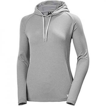 Helly Hansen Damen W Verglas Light Hoodie Kapuzenpullover, Grau, L
