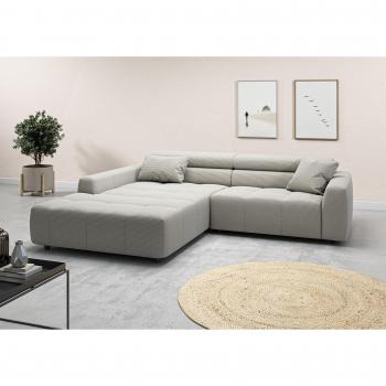 Ecksofa 3C Candy „Denver“ – 258 cm Breite, 68 cm Höhe, 217 cm Tiefe
