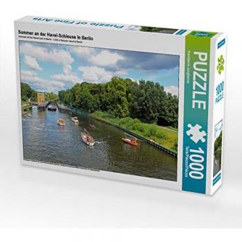 CALVENDO Puzzle Sommer an der Havel-Schleuse in Berlin 1000 Teile