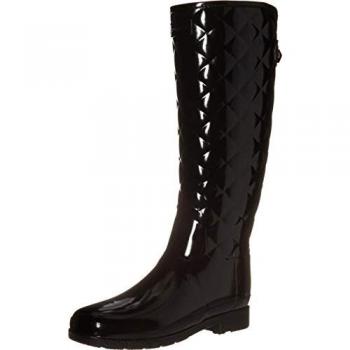 Refined Gloss Tall Wellingtons – Hunter, Black, Women’s
