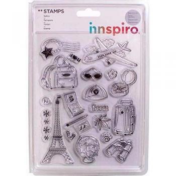 Sellos Acrílicos INNSPIRO 14x18 cm Vacaciones Happy Day
