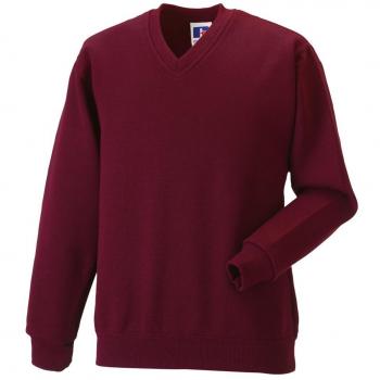 Schoolgear Kids' Burgundy V-Shirt – 5/6