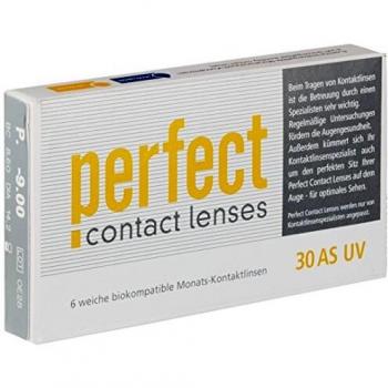 Perfect 30 AS UV Monatslinse – Soft‑Pack (6) – BC 8,60 mm – DIA 14,20 mm – +5 D