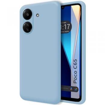 Funda de Silicona Líquida para Xiaomi Poco C65 en color Azul