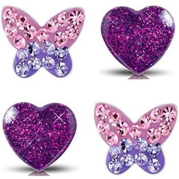 Limana Mini‑Star‑Ohrring-Set für Mädchen, 925 g – edle Begleiter