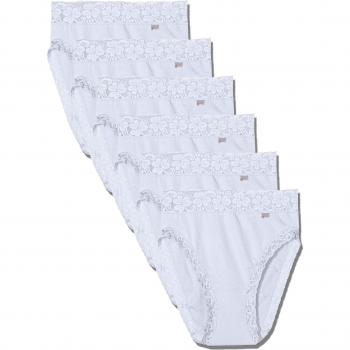 Braguitas para Mujer AVET 3324, Paquete de 6, Color Blanco, X-Large
