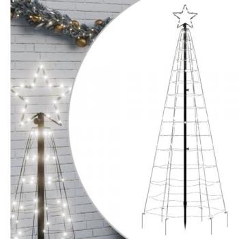 Arbre lumineux 180 cm, 220 LED blancs froids, piquets pour jardin ou salon