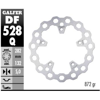 CUBIQ Disco de Freno Acero Fijo 282mm DF528Q