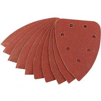 Draper Aluminium Oxide Sanding Sheets 120G 140mm x 140mm Pack of 10