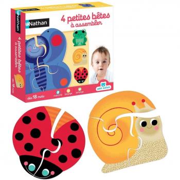 Ensemble de 4 petites bêtes à assembler