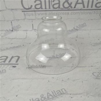 Pantalla de lámpara de cristal ámbar D200mm X 145mm