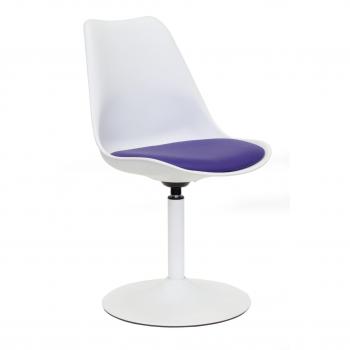 Viva TEQUILA Stuhl (Tenzo 3303‑440) – Pulverbeschichtetes Untergestell, Lederoptik Sitzkissen