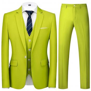 Yunclos Collection Vert Slim Fit Hommes