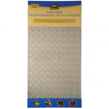 M-D Hobby & Craft Aluminum Sheet 12-inch x 24-inch, Diamond Tread