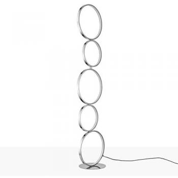 Lampada da terra 'Natalie' LED in alluminio