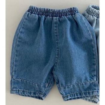 Kinderhose aus Baumwolle, Jeansoptik