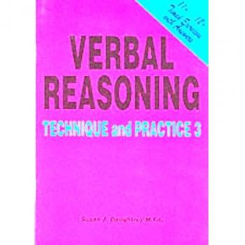 Verbal Reasoning Technique and Practice: Vol... by Daughtrey, Susan J. Paperback