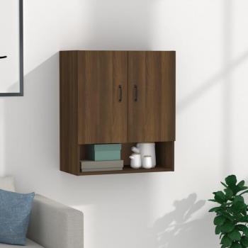 Brown Oak Wall Cabinet 60x31x70 cm vidaXL