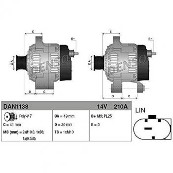 DENSO Alternator DAN1138