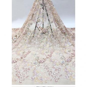 130*90CM Luxus Pailletten Damen Prom Kleid Applikationen DIY Kopfschmuck Schal Schleier Bestickte Spitze Stoff Patch Vorhang Tischdecke