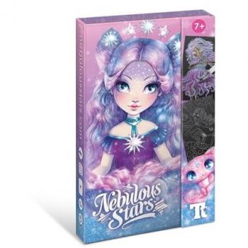 Nebulous Stars NS11423 – Tragbares Aquarell-Set (Rabenschwarz, 12 Farbpaletten)