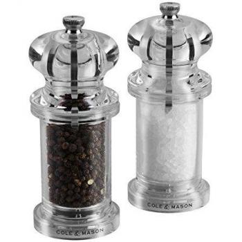 Precision+ Acrylic Salt and Pepper Mill Set