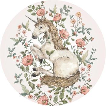Baby Unicorn in a Circle Stickers