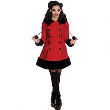 Crimson Bunny Hooded Coat