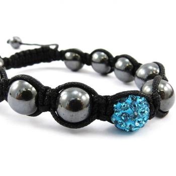 Les Trésors De Lily [J4070] Turquoise Ethnic 'Shambhala' Bracelet