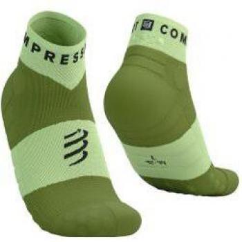 Chaussettes Ultra Trail Compressport Vert Kaki