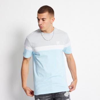 Chemise T-shirt Triple Panes Ice Blue – Micro Chip Blanc