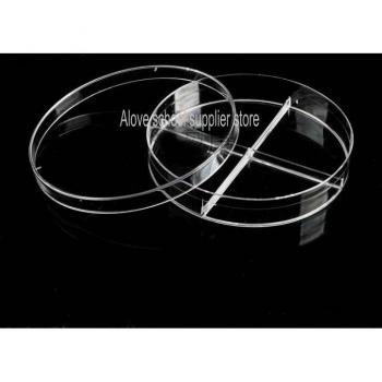 90mm Plastic Petri Dish Kit (10 Units, Single Grid)