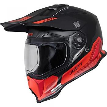 Casque Just1 J14-F Elite Motocross Noir Rouge S