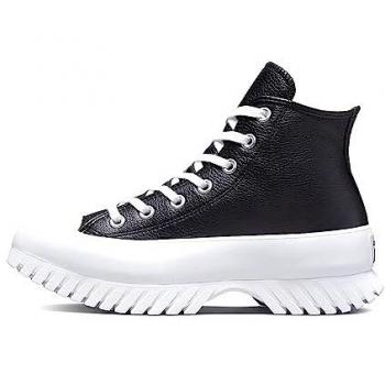 Converse Women's Chuck Taylor All Star Lugged 2.0 Black Leather Sneakers