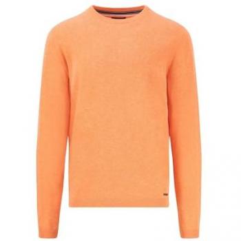 FYNCH-HATTON Herren Rundhalspullover in Orange