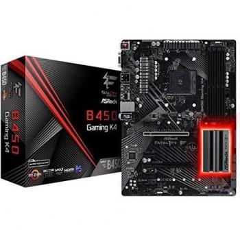 Asrock B450 GAMING K4, AMD B450, AM4, ATX, 4 DDR4, XFire,VGA,HDMI,