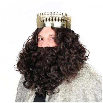 Peluca de Rey Mago con Barba
