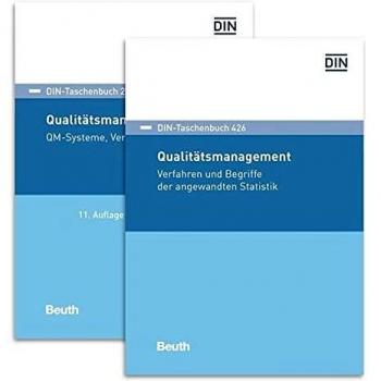 Qualitätsmanagement: Paket DIN-Taschenbuch 226 und 426 QM-Systeme, Verfahren und Begriffe; Verfahren und Begriffe der angewandten Statistk