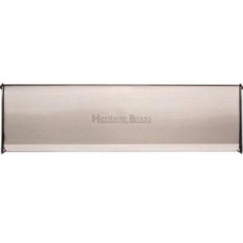8.3x28cm Satin Nickel Letterbox Door Mat