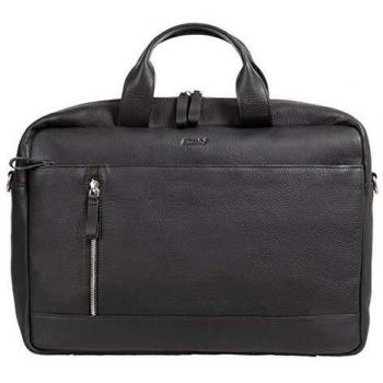 Alassio Laptoptasche ROCCA Leder schwarz (47034)