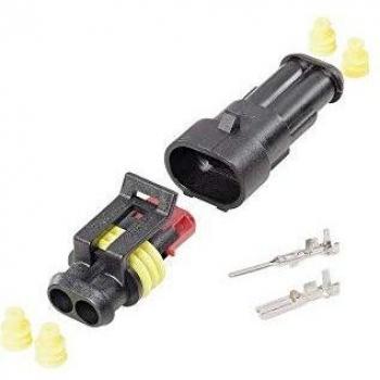 TE Connectivity Super Seal 1.5mm Series 2-Pin Connector Set