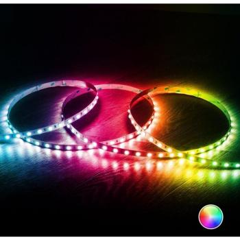 RGB LED-Streifen SMD5050 24 V DC – 5 m – 60 LED/m – 10 mm breit – IP20 – 10 cm abgetrennt