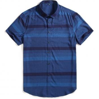 Camisa casual de hombre talla grande 8XL 7XL de ajuste clásico