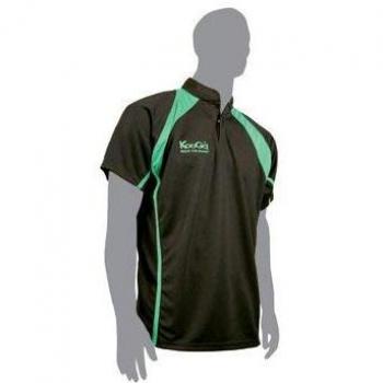 Kooga Teammatch Shirt (Back Panel) Black/Green – Large