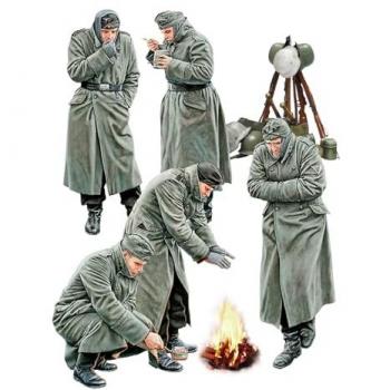 Figurines de Bataillon Allemand Hiver 1941-42 Promo Miniart 35428